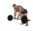 Anterior Raise - Bent Over Barbell